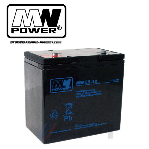 Акумулаторна тягова батерия MW POWER AGM - MW 55Ah 12V